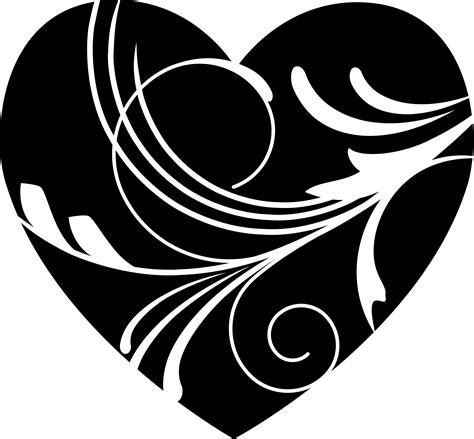 hearts clipart|free heart clip art black and white.